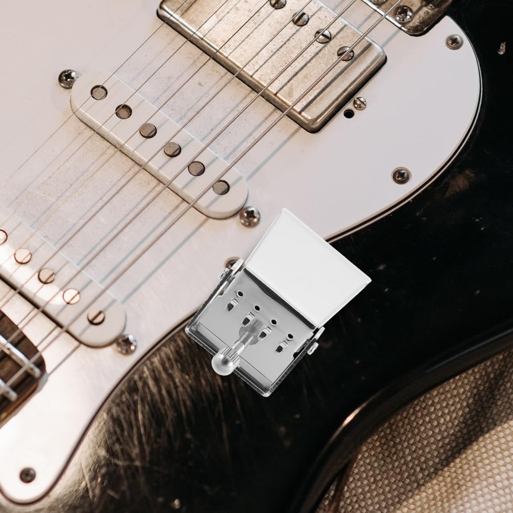 Silver Alloy Banjo Tailpiece 4 String Easy Install Durable Replacement Part