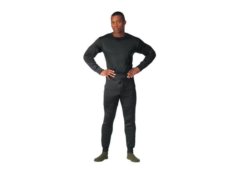 Rothco 6118 ECWCS Poly Crew Neck Top - Black