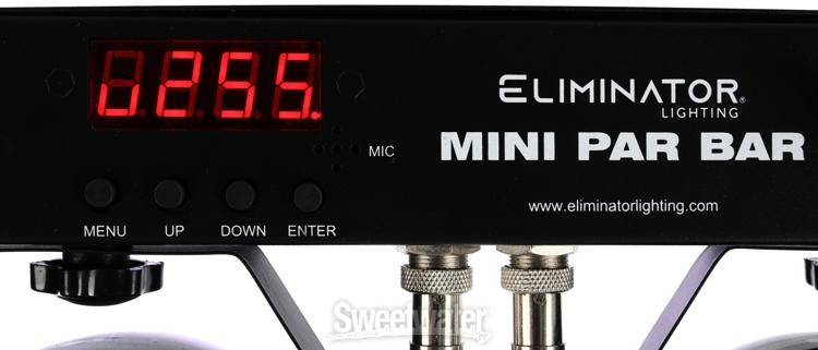 Eliminator Mini Par Bar 4x RGBW Par LED Lighting System