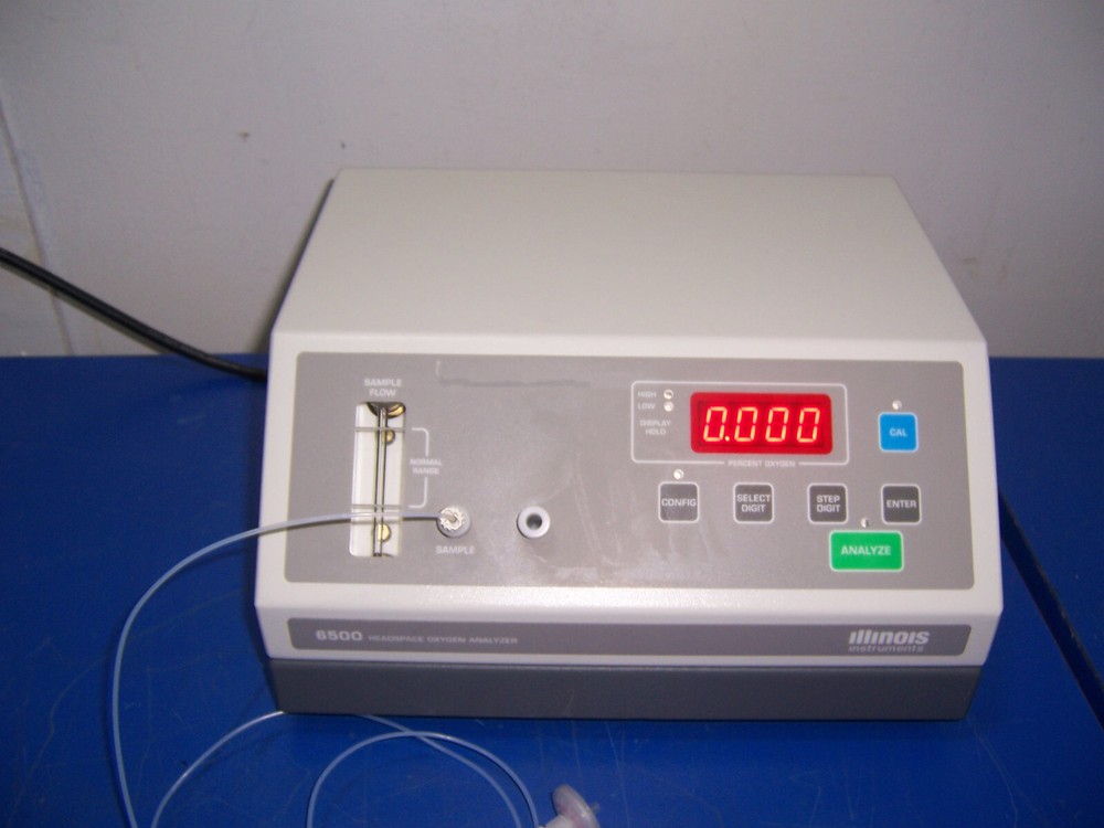 13922 Illinois Instruments 6500 Headspace Oxygen Analyzer