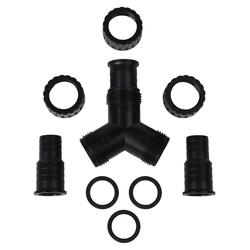Connect and Split Pond Hoses Efficiently with Adjustable Splitter Connector