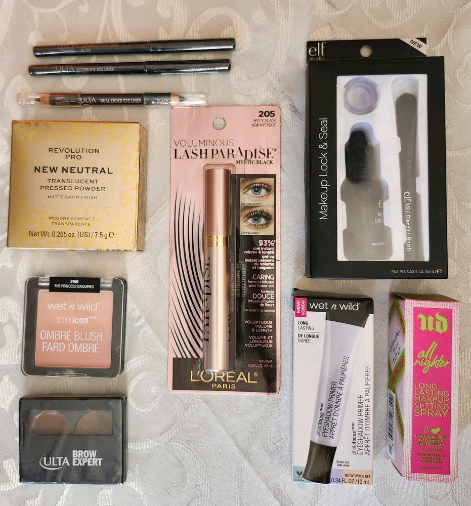 10 Piece Lot Assorted Makeup