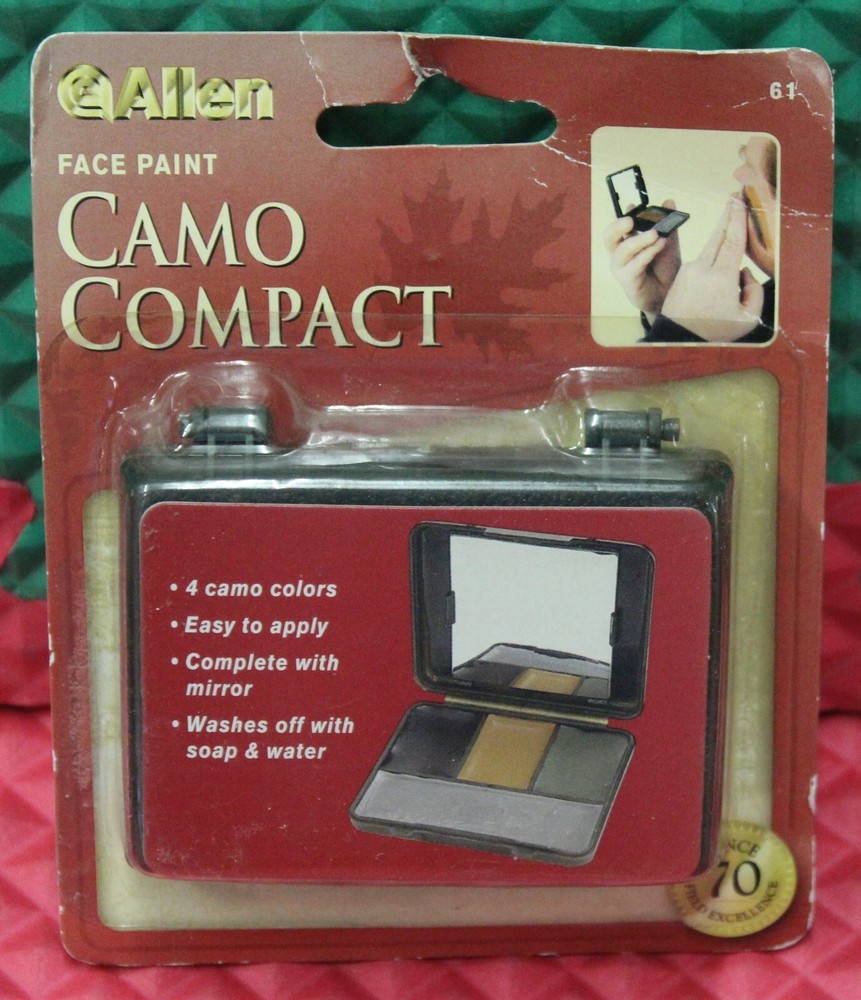 Allen Face Paint Camo Compact With Mirror 61
