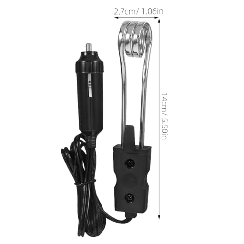 Immersion Water Heater Electric Camping Accessories 12-Volt Beverage Heater