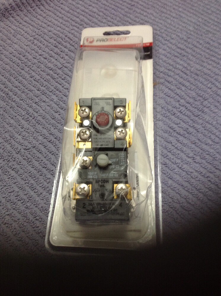 ProSelect PSW12708 Electric Upper Thermostat 120 Thru 480 Volt New In Package