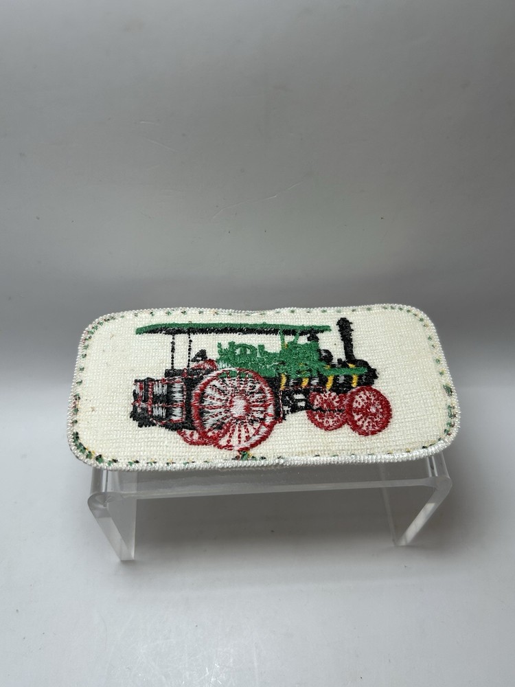 Vintage Steam Engine Tractor Hat Patch - Farming (B)