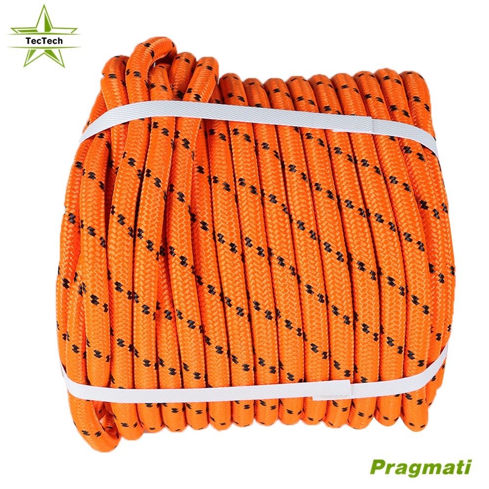 Double Braid Polyester Rope Arborist Bull Tree Rigging Work Utility 1/2"x150'