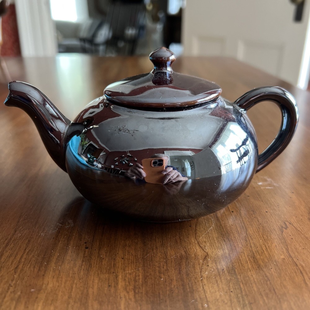 Very Rare Tiny Teapot; Vintage Lusterware; Charming!!