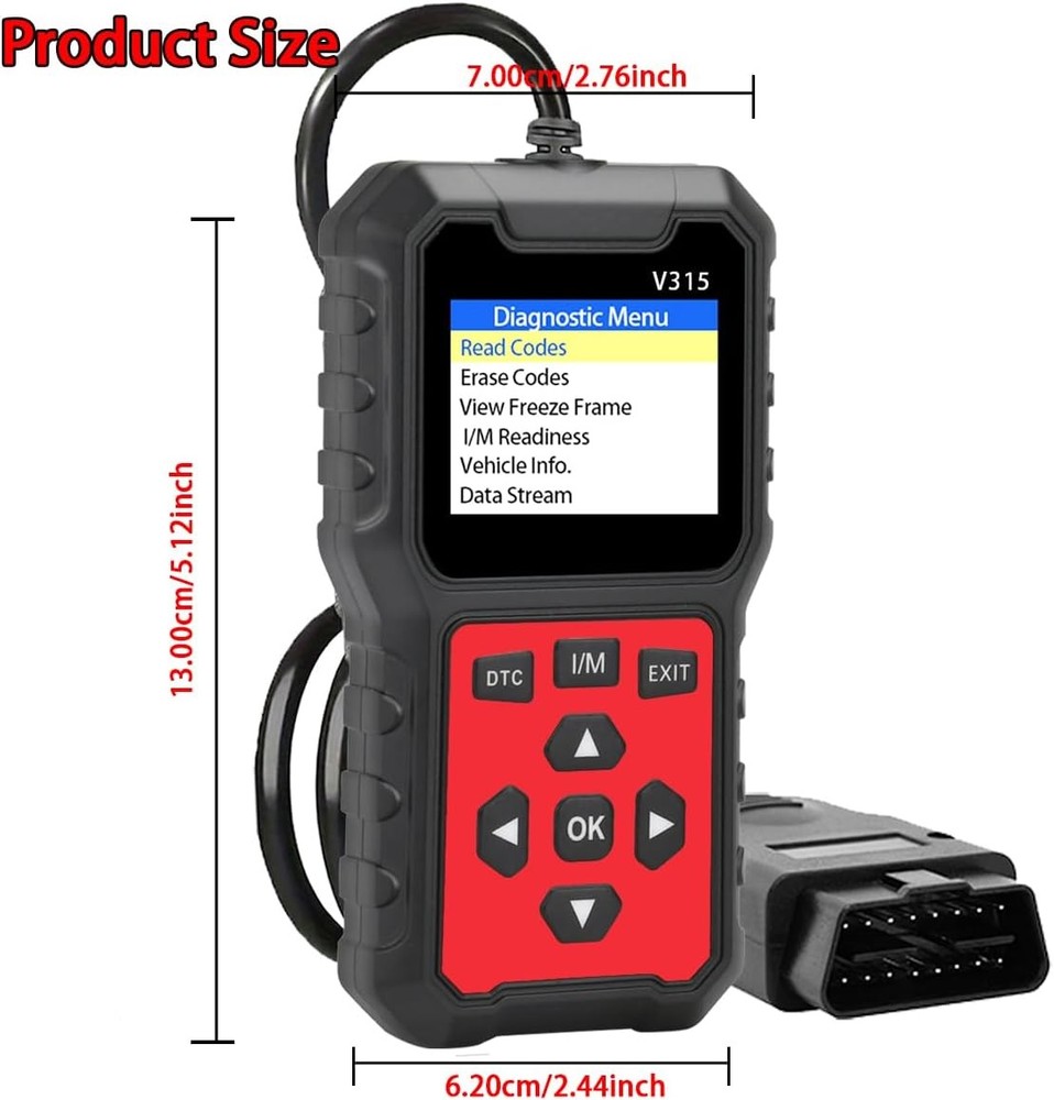 V315 OBD2 Diagnostic Diagnostic Tool Tool, Code Reader, Engine Light Diagnostic