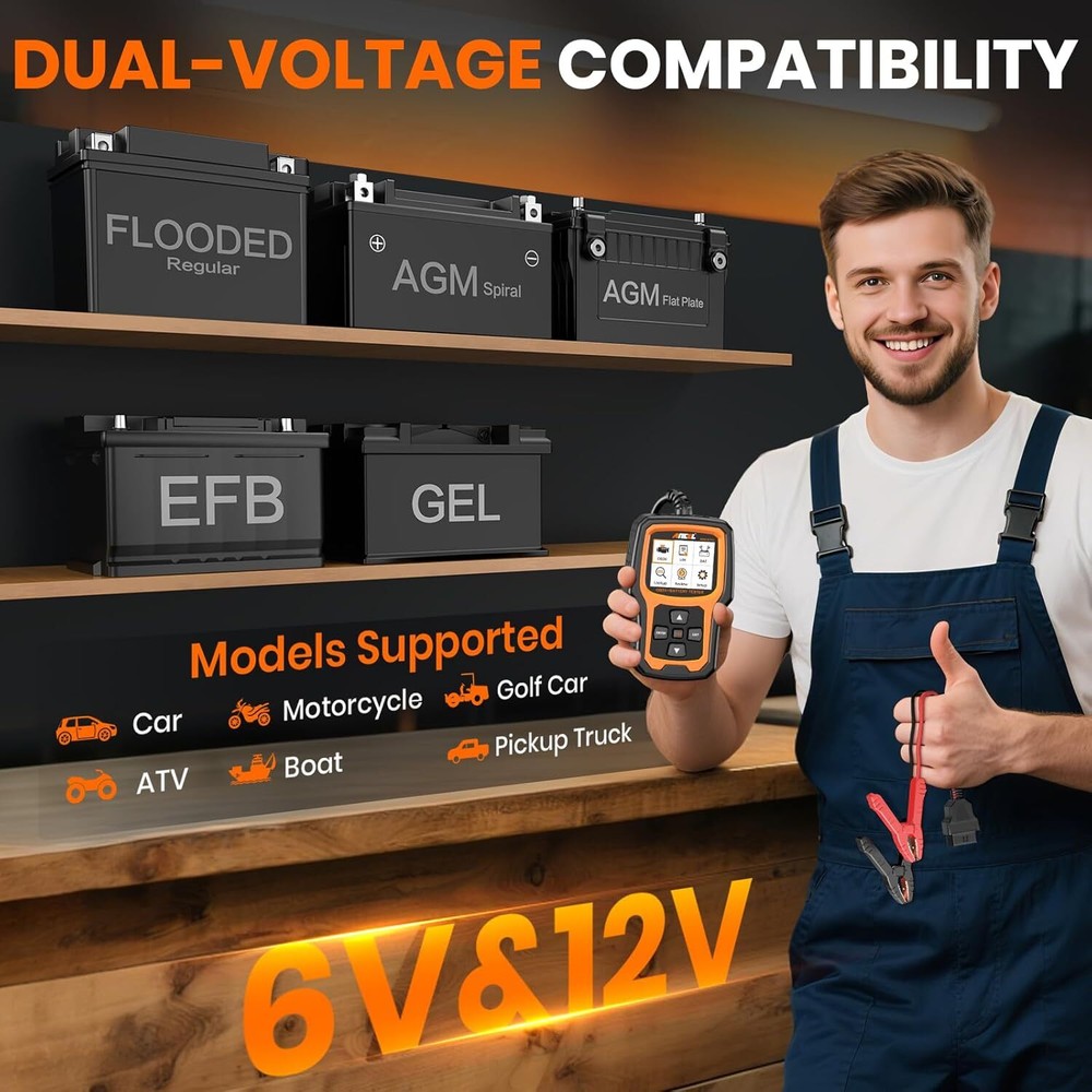 ANCEL AD410 Pro Car OBD2 Scanner Diagnostic Tool Battery Tester Auto Code Reader