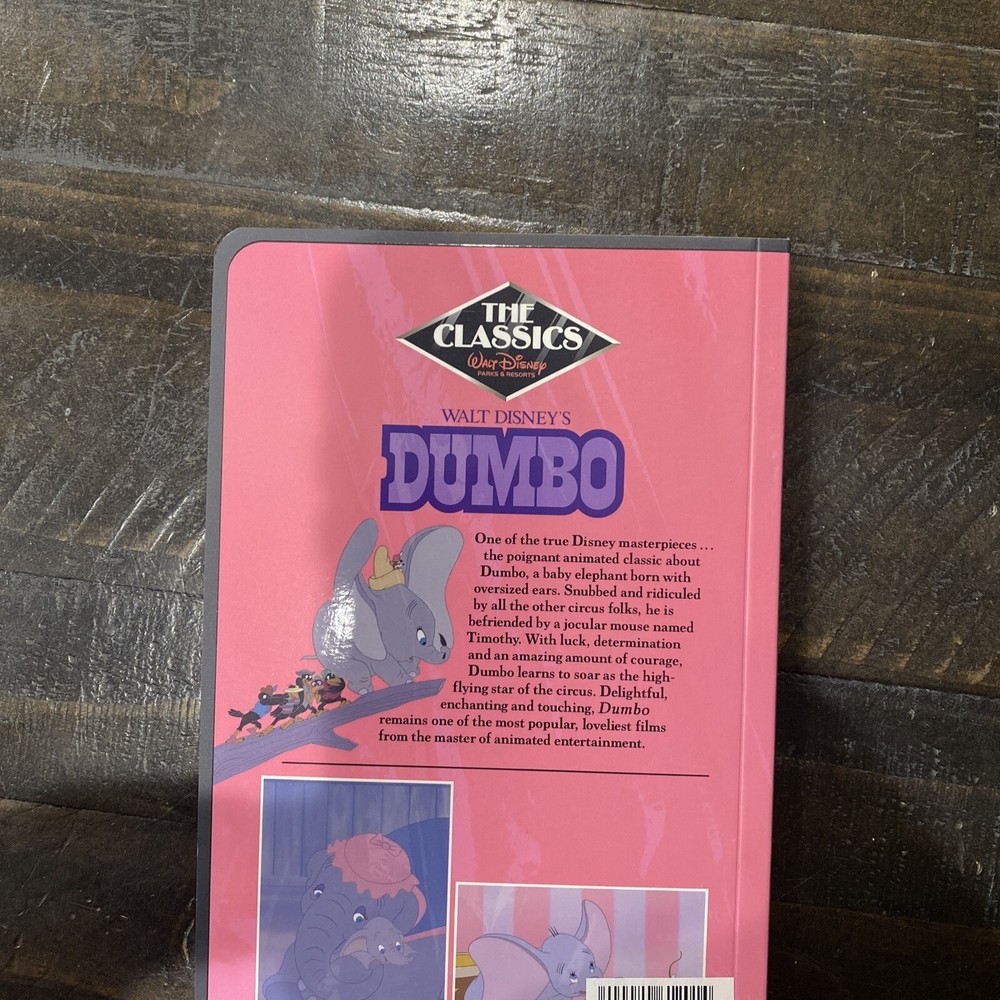 Disney World Dumbo VHS Style Journal, NEW