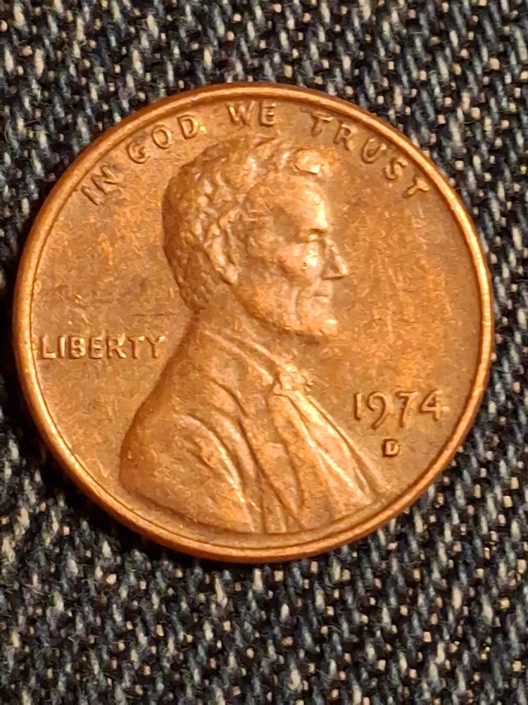 1974 d mint penny