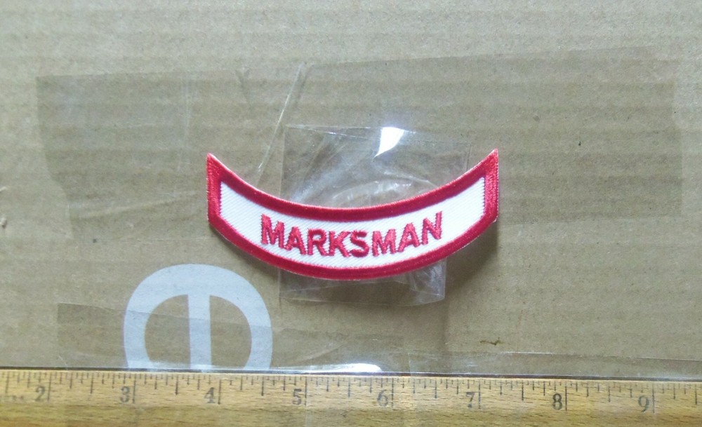 Marksman Embroidered Patch (NOS)