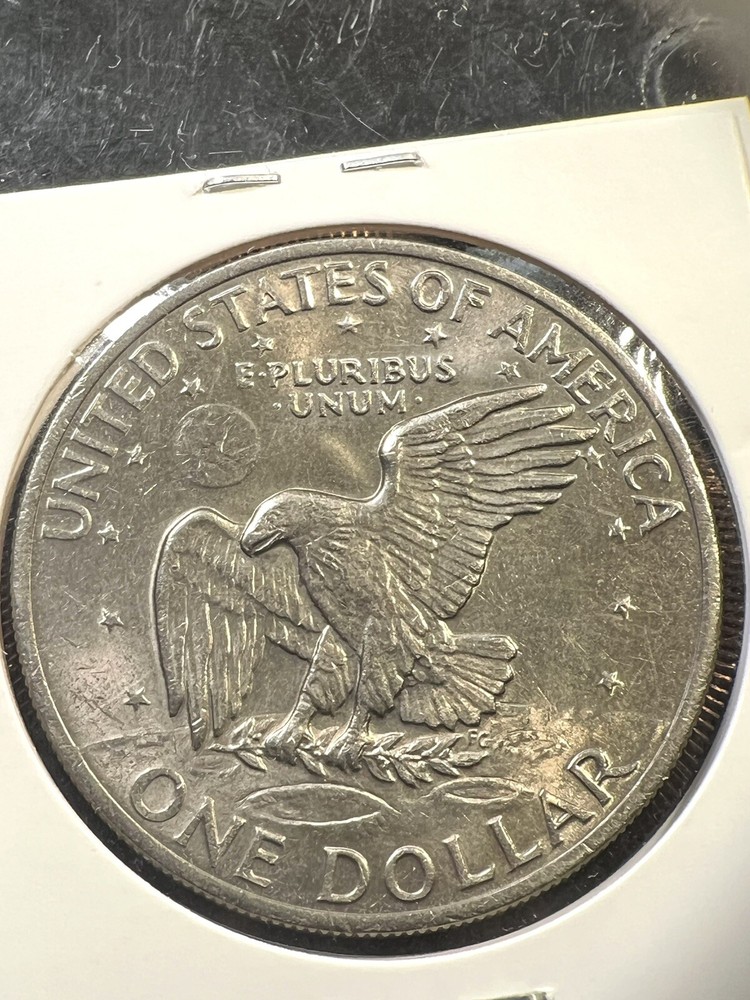 1972 P Type 2 Eisenhower Ike Dollar Raw Uncirculated