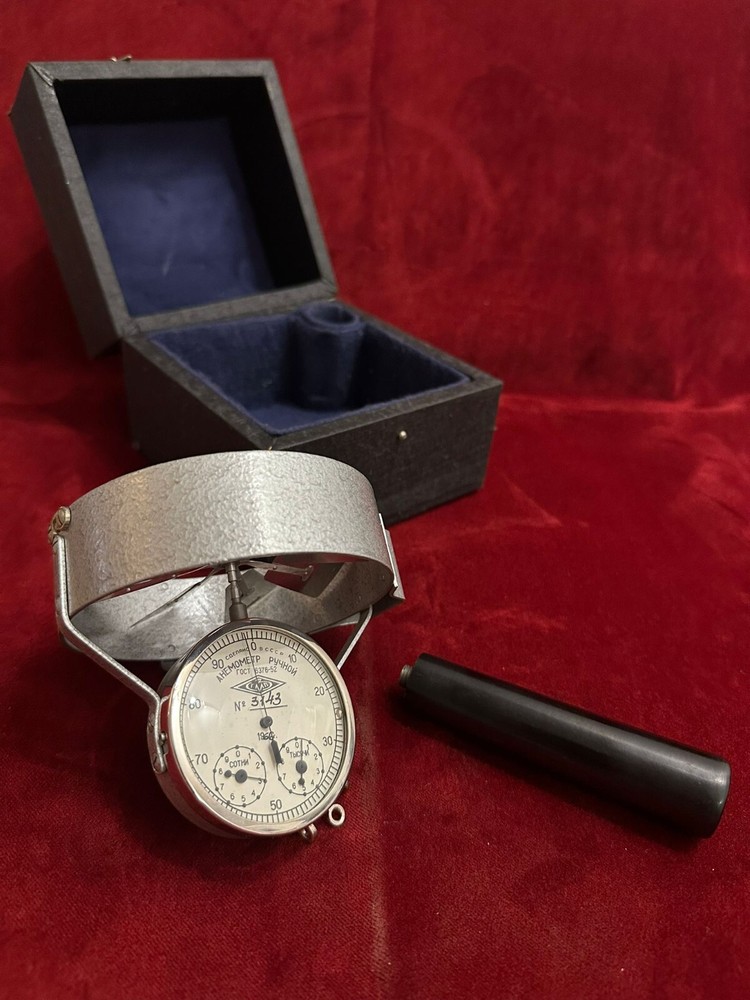 VINTAGE USSR ANEMOMETER #3143 , 1966