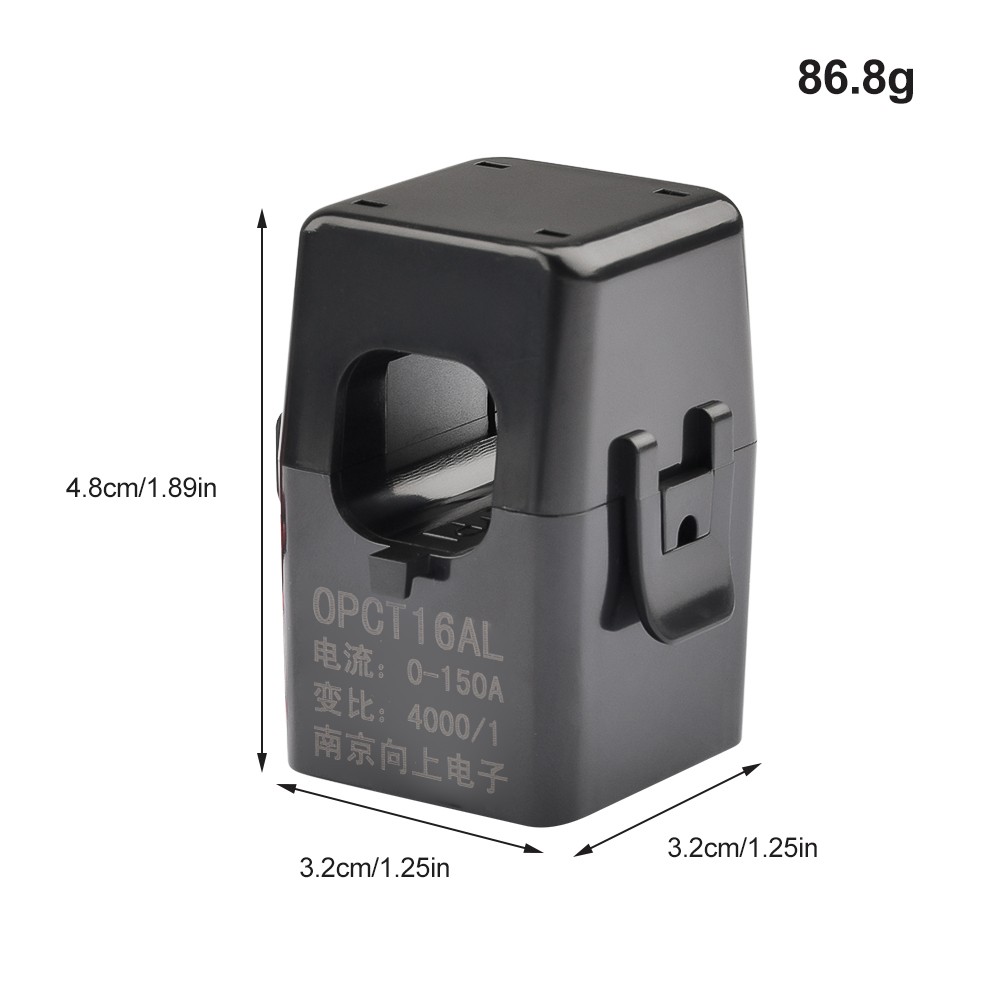AC Current Sensor Split Core Transformer 4000:1 AC 0-150A Current Transformer