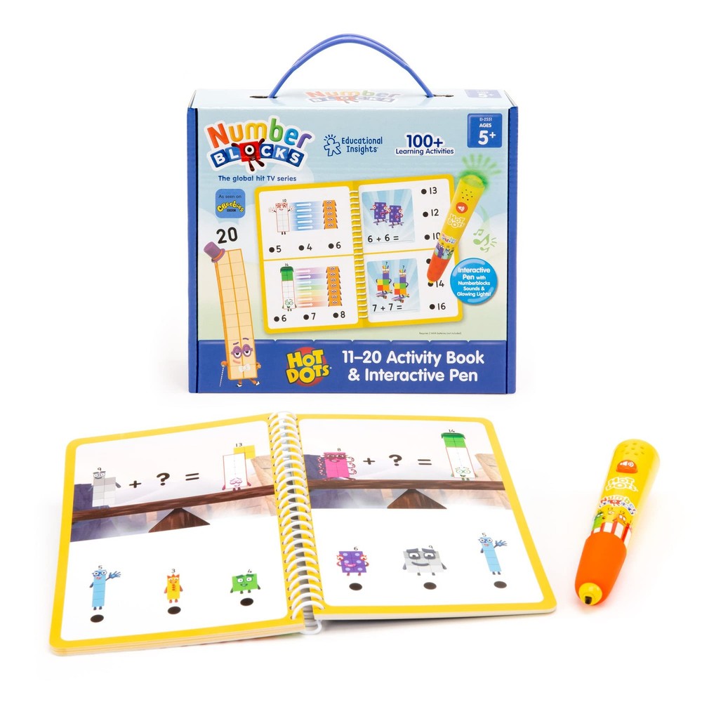 Educational Insights Hot Dots Numberblocks Workbook Numbers One Size, Multi