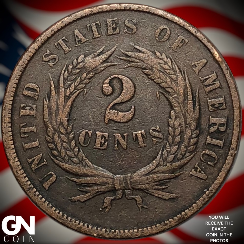1865 2 Cent Piece Z4419