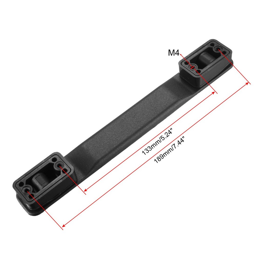 2Pack Luggage Handle 202mm Length Strap Grip Replacement for Suitcase Case Black
