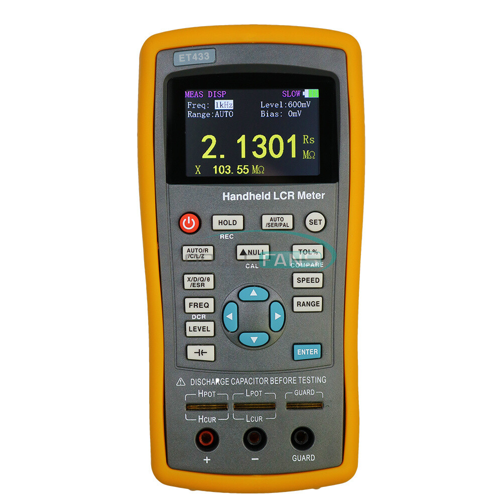 Handheld LCR Bridge Digital LCD Capacitance Inductance Resistance Meter Tester