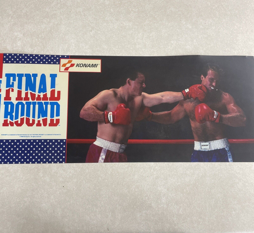 The Final Round Arcade Marquee Original