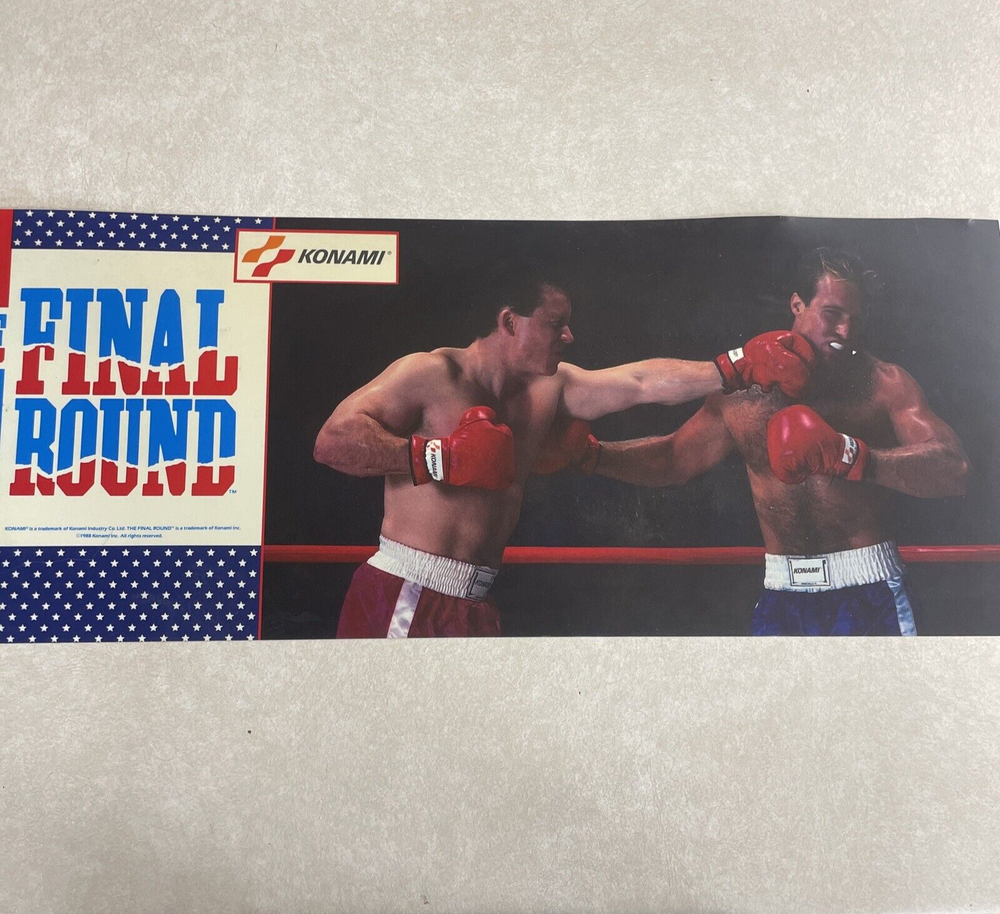 The Final Round Arcade Marquee Original