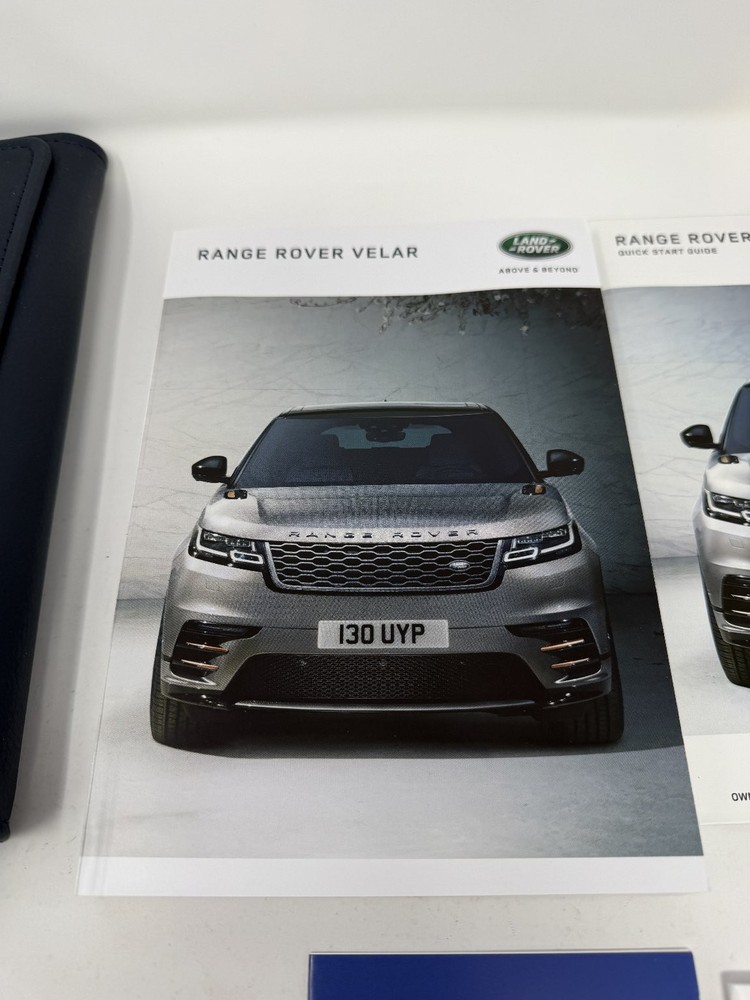 2017 Range Rover Velar Owners Manual OEM Complete Set