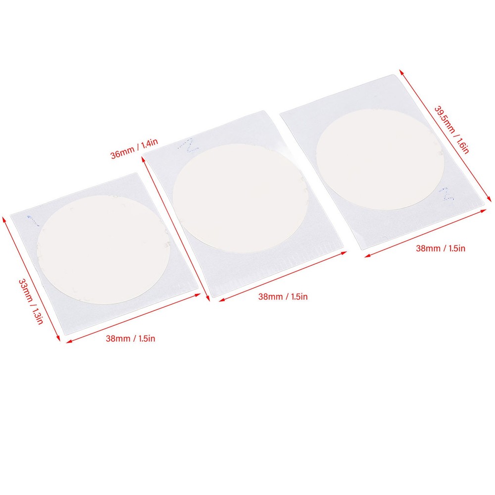 3pcs Watch Bezel Ring Adhesive Ceramic Watch Bezel Insert Double Sided Adhesive