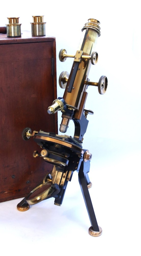 “Henri Van Heurck” Microscope from The Golub Collection