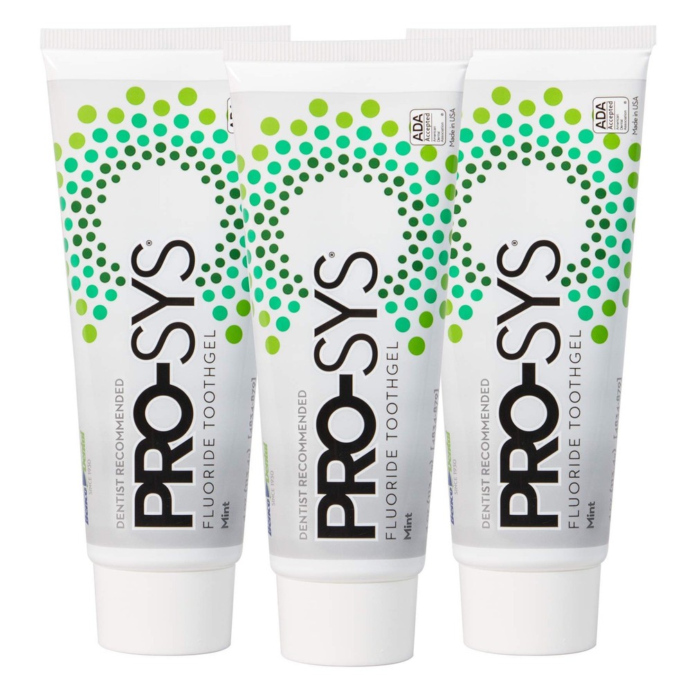 ® Mint Fluoride Toothpaste Gel, ADA Approved, Prevents Cavities, Gingivitis, ...