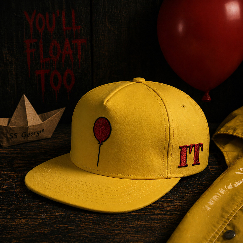 Vans x IT Pennywise Yellow Cap Rare Coated Canvas Sample Horror Hat Adjustable
