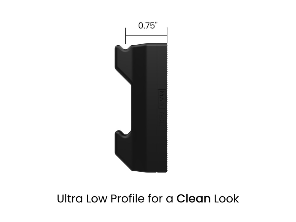 Firearm Wall Mount for M-LOK - Low Profile - Secure Display Rack, 5.56/2.23