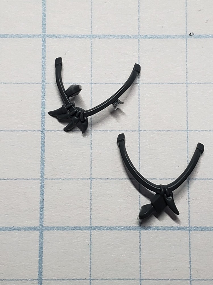 Warhammer 40k Space Wolves Bits Blood Claws Rune Necklace x2