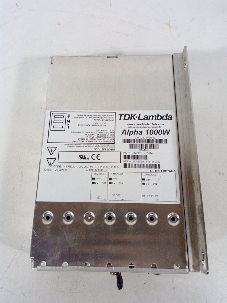 Power Supply for Abbott Cell-Dyn RUBY Hematology Analyzer TDK Lambda Alpha 1000W