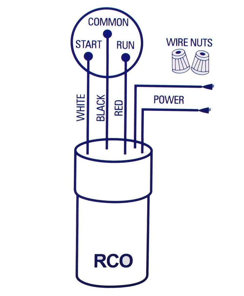 Easy-Install Compressor Hard Start Kit - 3 Components for 1/4-1/3 HP Units