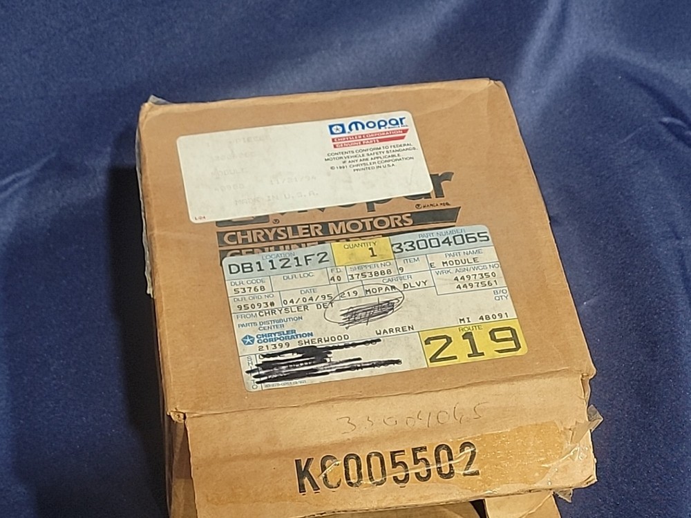NOS MOPAR Ignition Control Module 33004065