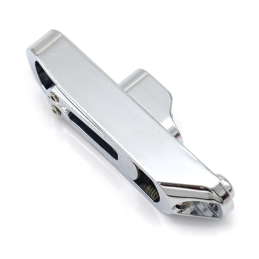 6 Strings Heavy Duty Individual Bass Bridge Single String Bridge Saddles Silver