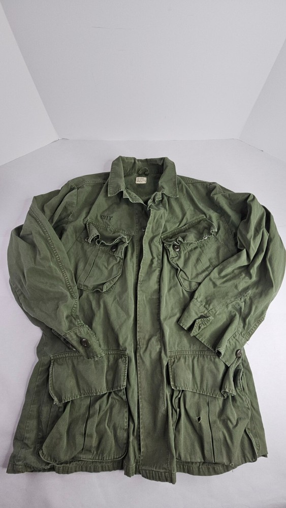 Vietnam Era Tropical Slant Pocket Jacket Small Regular