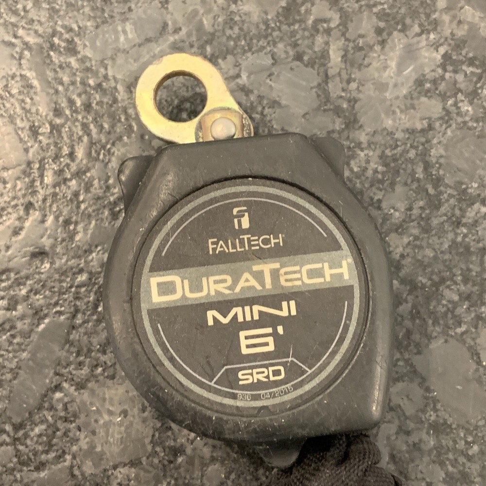 Falltech Duratech MINI 6' SRD Safety Harness Clip Carabiner Assembly