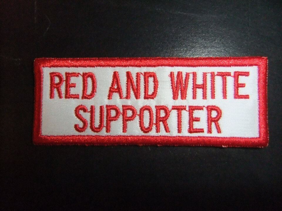Hells Angels CaveCreek Red and White Supporter Patch