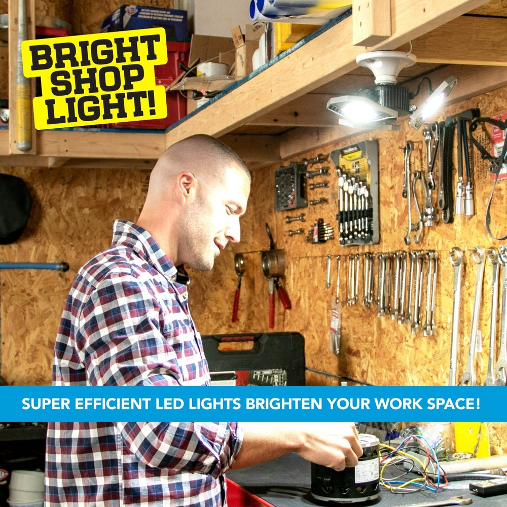 Bell + Howell TriBurst 4000 Lumens Multi-Directional LED 3 Panel Ceiling Light