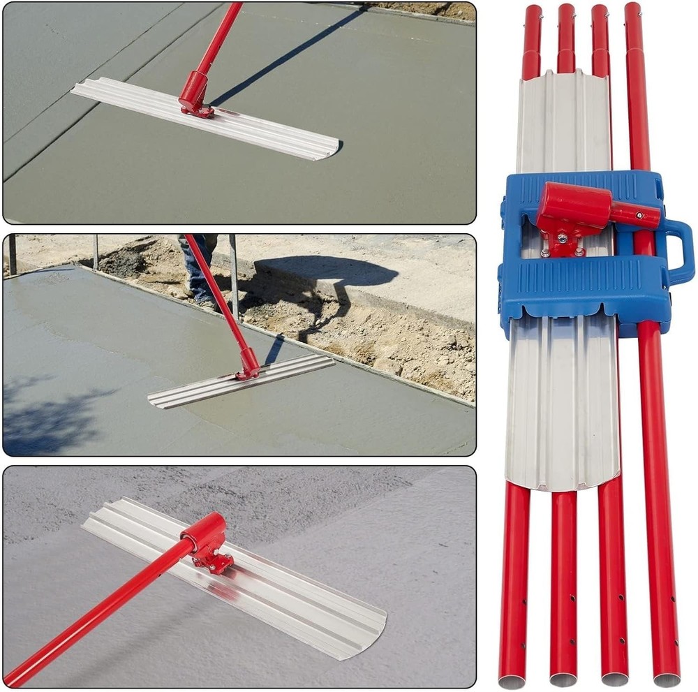 Bull Float Magnesium Concrete Float Tool 36"x 8" Round End Cement Tool Finishing