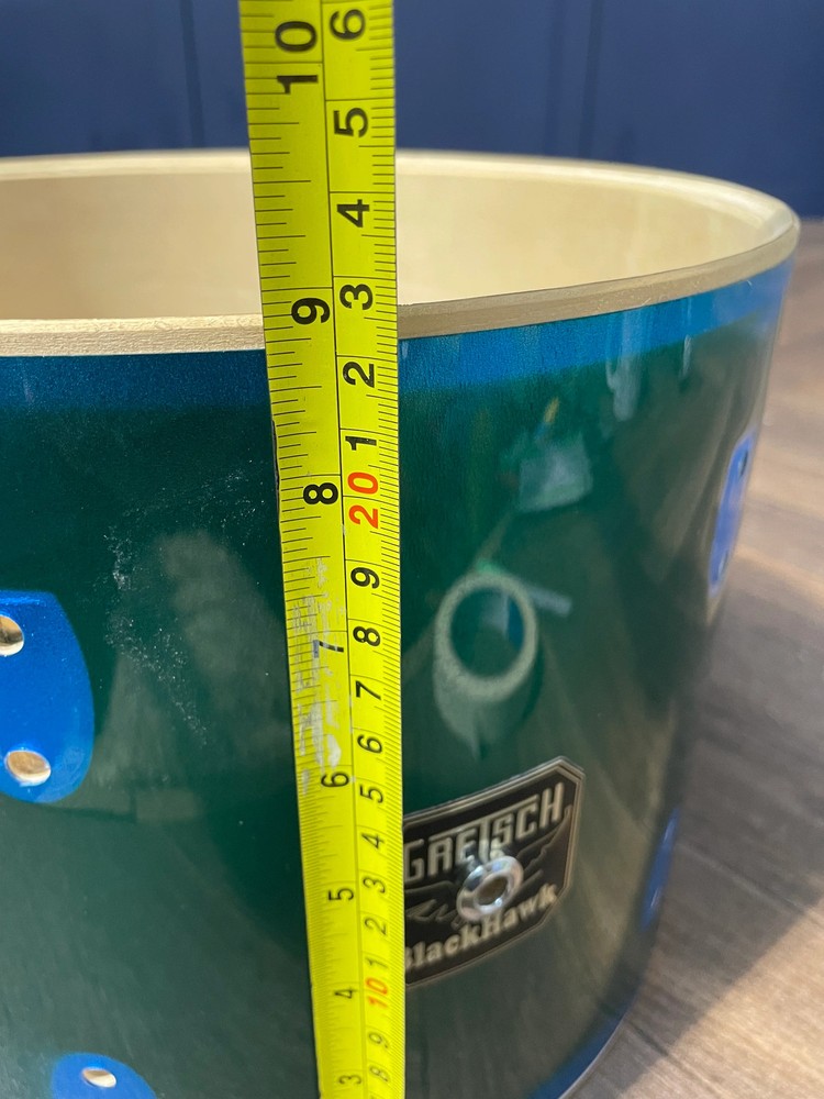 Gretsch Blackhawk Tom Drum Shell 12”x9" Bare Wood Project #LL123