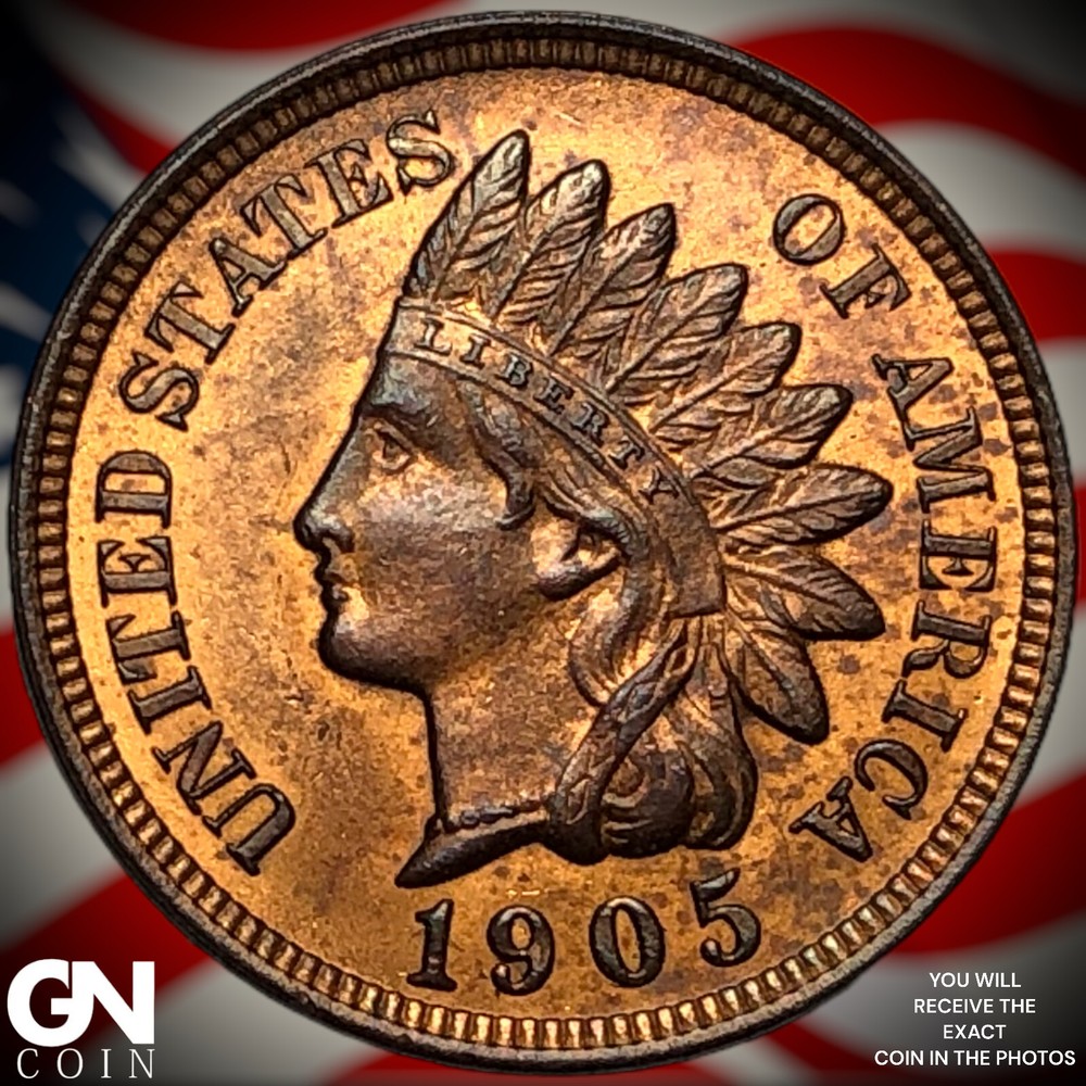 1905 Indian Head Cent Penny X3160