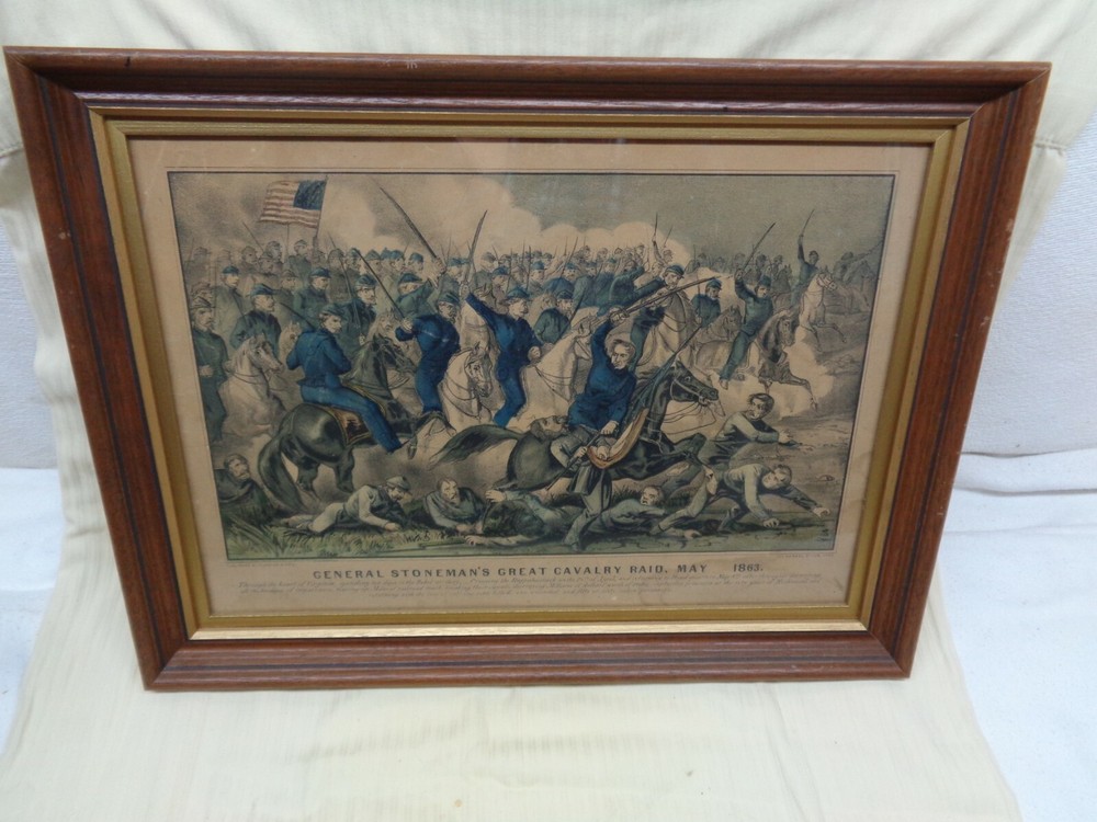 General Stoneman's Great Cavalry Raid May 1863 Picture print