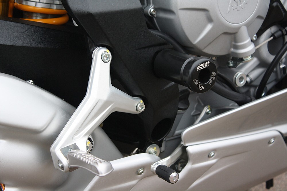 GSG Engine Guard Crash Pad Set for MV-Agusta Brutale 800 (2013 - 2015)