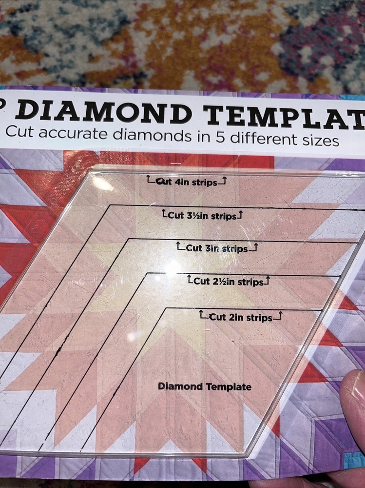 60 degree Diamond template Quilting tool NEW