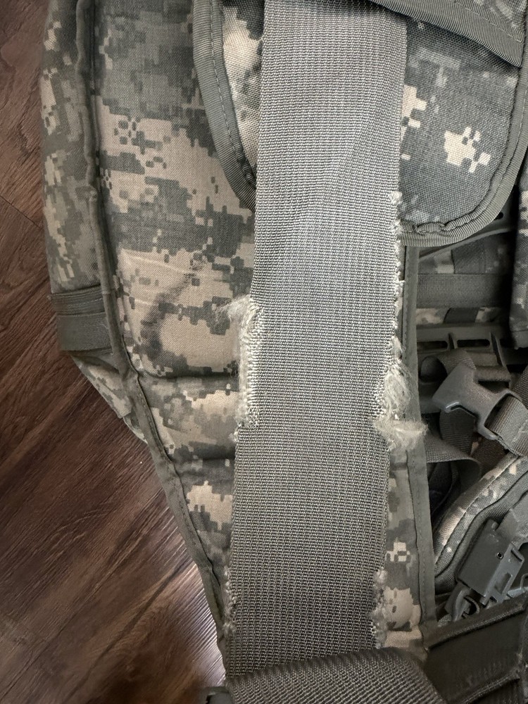 USGI Large Rucksack ACU Pattern Camouflage military backpack with frame *USED*