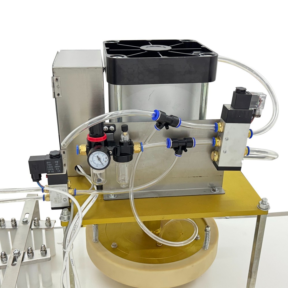 Full-automatic Pneumatic Dough Divider & Pancake Press Machine 110V 60Hz