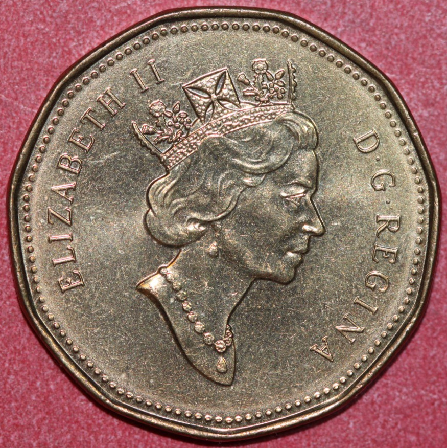 Canada 1994 Dollar Elizabeth II , Loon 26.4mm